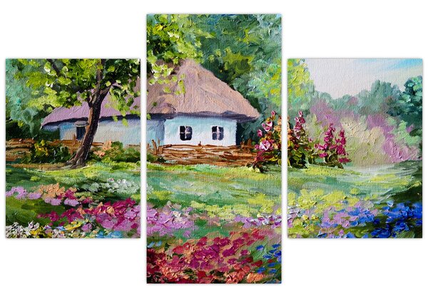 Kép - Vendégház (90x60 cm)