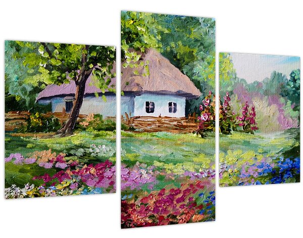 Kép - Vendégház (90x60 cm)