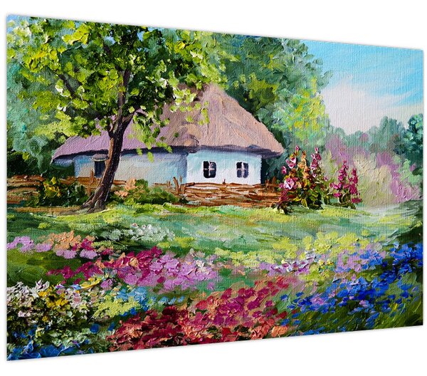 Kép - Vendégház (90x60 cm)