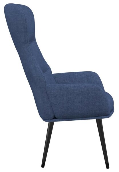 VidaXL kék szövet pihenőfotel