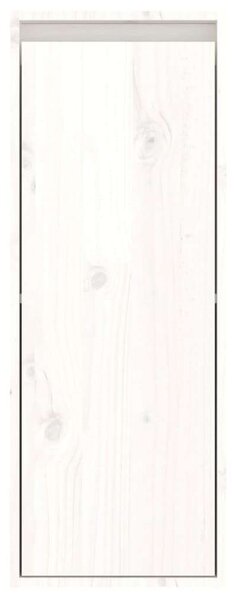 VidaXL 2 darab fehér tömör fenyőfa faliszekrény 30 x 30 x 80 cm