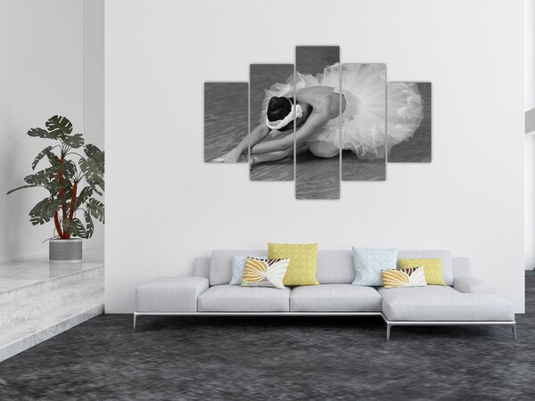 Kép - Balerina, fekete-fehér (150x105 cm)