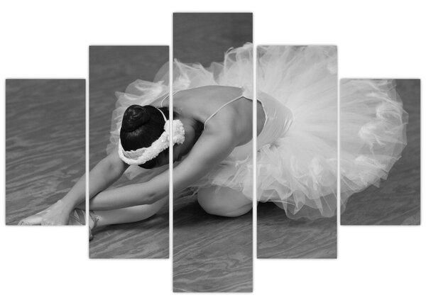 Kép - Balerina, fekete-fehér (150x105 cm)