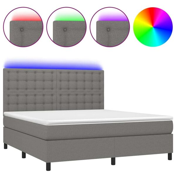 VidaXL LED-es Ágy - 160x200 cm