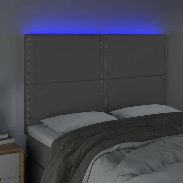 LED-es Fejtámla - Műbőr - 144x128cm