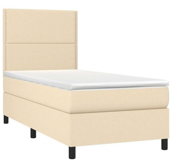 VidaXL LED-es Ágy - Rugós Matraccal - 90x200 cm