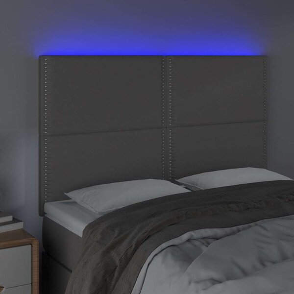 LED-es Fejtámla - Műbőr - 144x128cm
