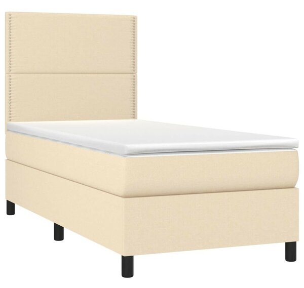 VidaXL LED-es Ágy - Rugós Matraccal - 90x200 cm