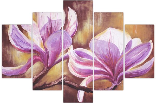 Kép - Magnólia virágok (150x105 cm)