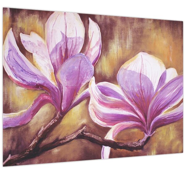Kép - Magnólia virágok (70x50 cm)