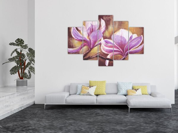 Kép - Magnólia virágok (150x105 cm)