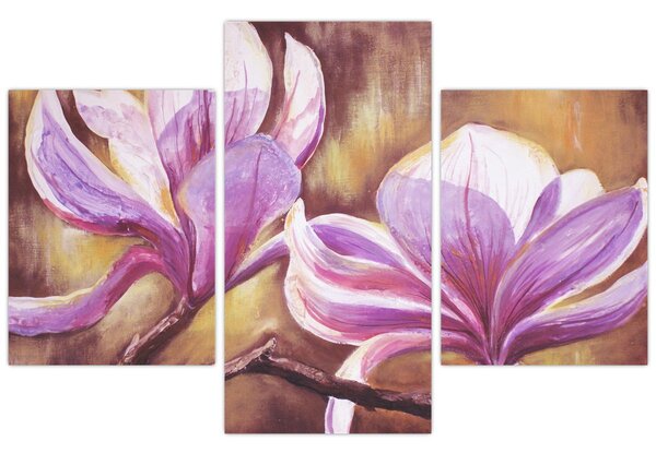 Kép - Magnólia virágok (90x60 cm)