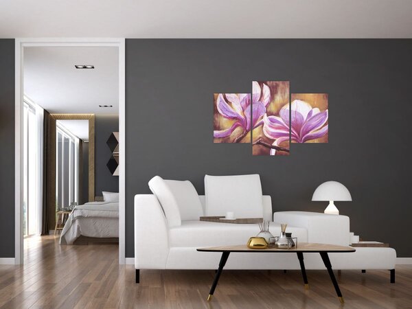 Kép - Magnólia virágok (90x60 cm)