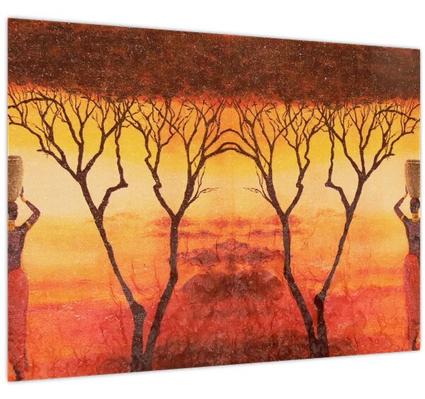 Kép - afrikai szavanna (70x50 cm)