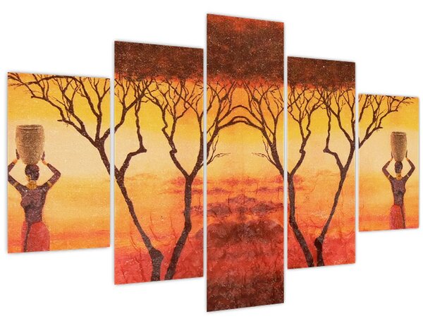Kép - afrikai szavanna (150x105 cm)