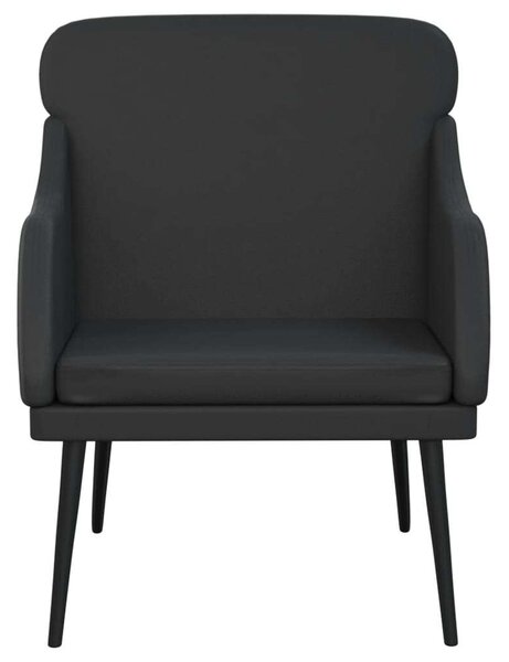 VidaXL fekete műbőr fotel 63 x 76 x 80 cm