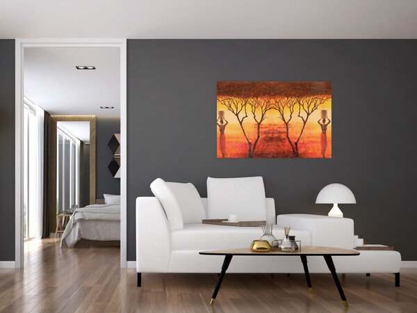 Kép - afrikai szavanna (90x60 cm)