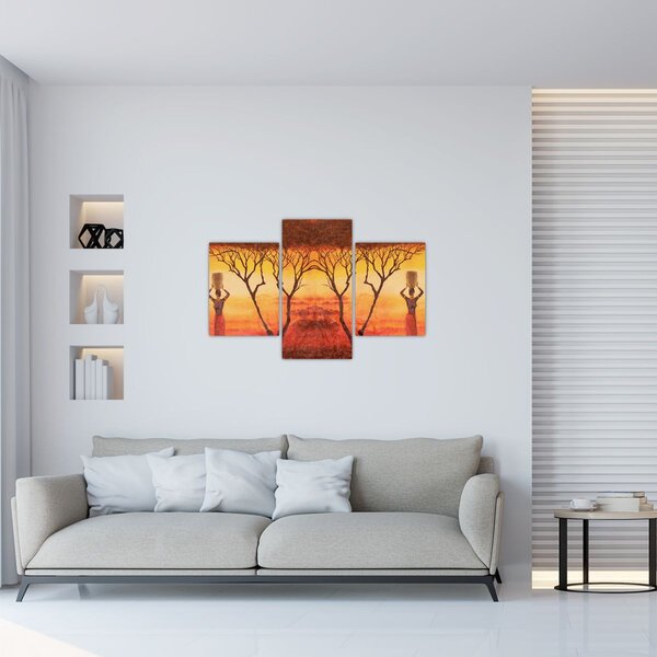 Kép - afrikai szavanna (90x60 cm)