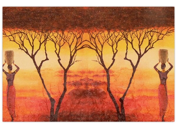 Kép - afrikai szavanna (90x60 cm)