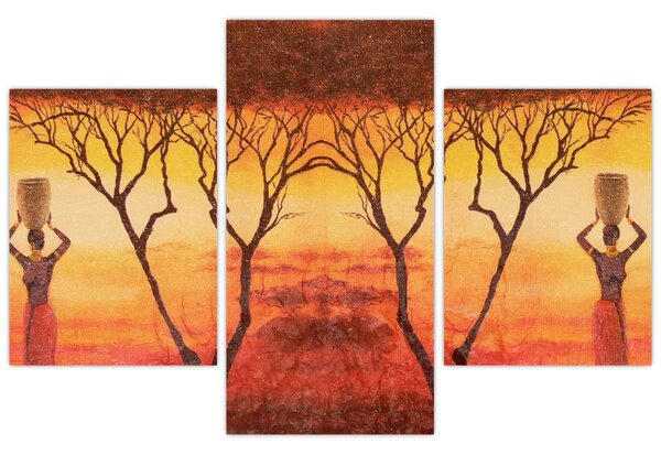 Kép - afrikai szavanna (90x60 cm)