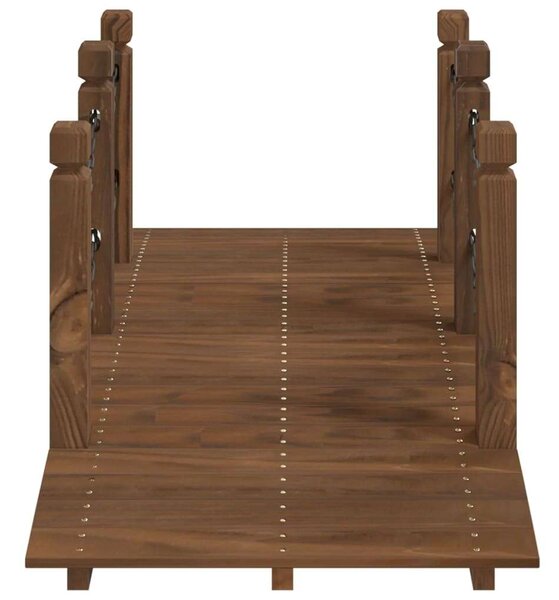 VidaXL Fa Kerti Híd - Lánckorláttal - 150cm