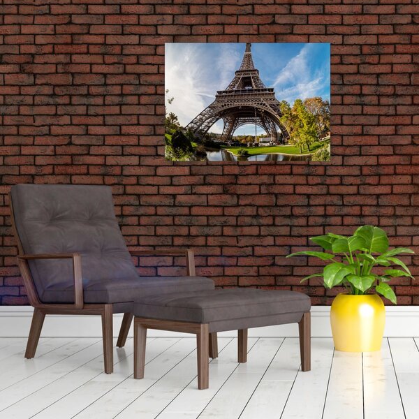 Kép - Eiffel-torony színes (70x50 cm)