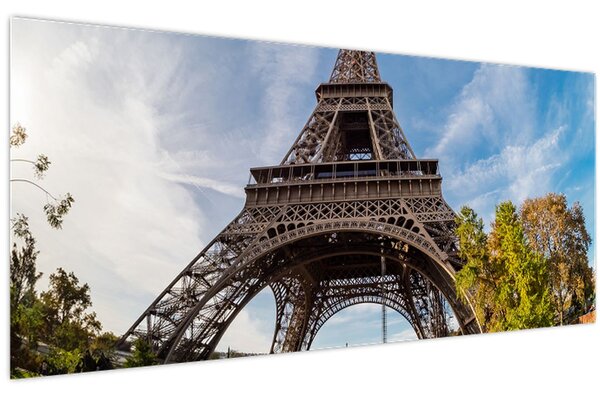 Kép - Eiffel-torony színes (120x50 cm)