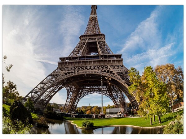 Kép - Eiffel-torony színes (70x50 cm)