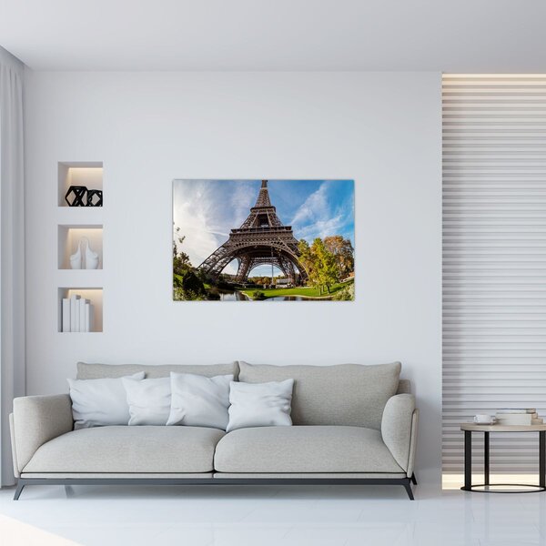 Kép - Eiffel-torony színes (90x60 cm)