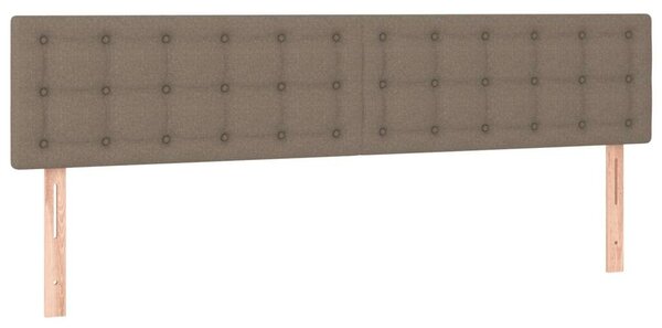 VidaXL tópszínű szövet LED-es fejtámla 180x5x78/88 cm