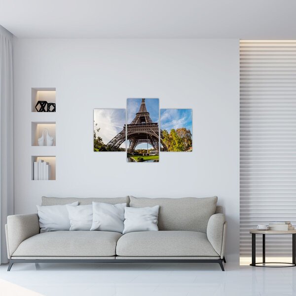 Kép - Eiffel-torony színes (90x60 cm)
