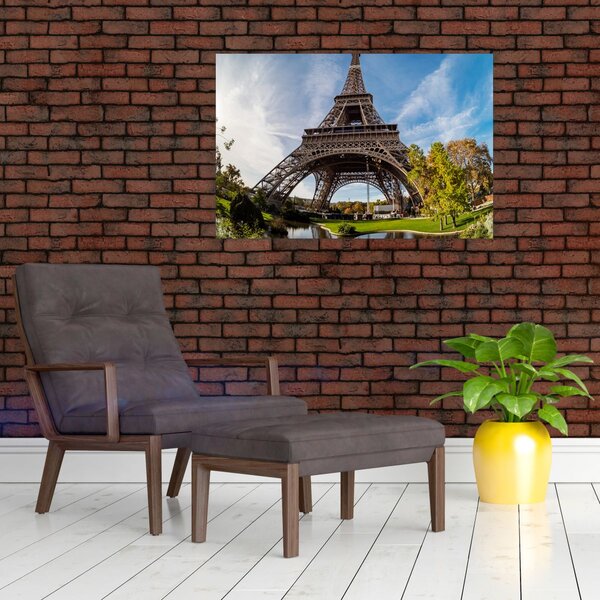 Kép - Eiffel-torony színes (90x60 cm)