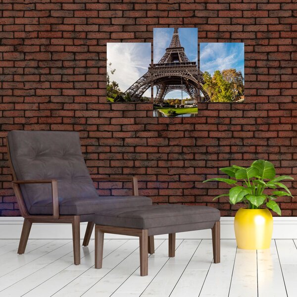 Kép - Eiffel-torony színes (90x60 cm)