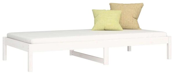 VidaXL fehér tömör fenyőfa kanapéágy 80 x 200 cm