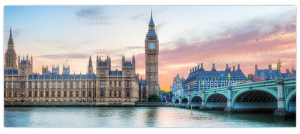 Kép - London pasztell színekben (120x50 cm)
