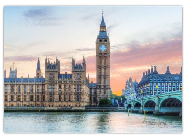 Kép - London pasztell színekben (70x50 cm)