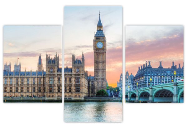 Kép - London pasztell színekben (90x60 cm)