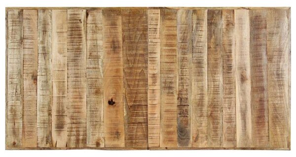 VidaXL Mangófa Étkezőasztal - Ipari Stílus - 160x80 cm