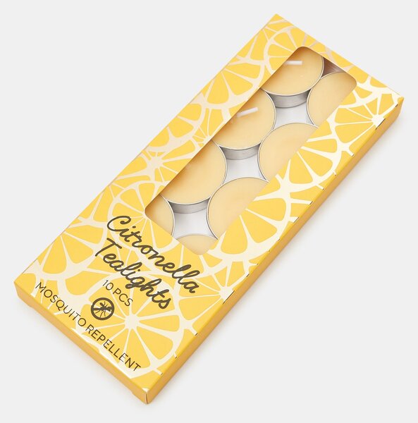 Sinsay - Szúnyogriasztó gyertya 10 pack - sárga