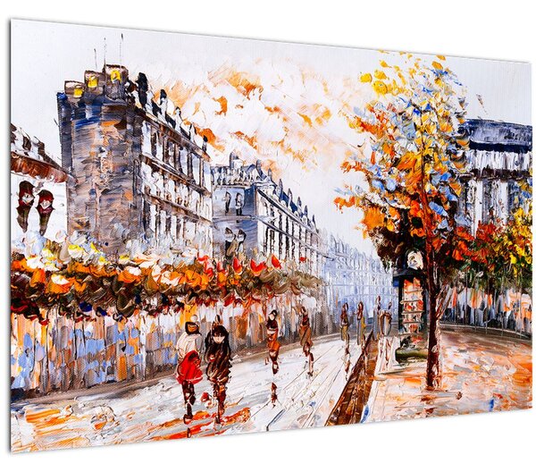 Kép - Városi élet (90x60 cm)