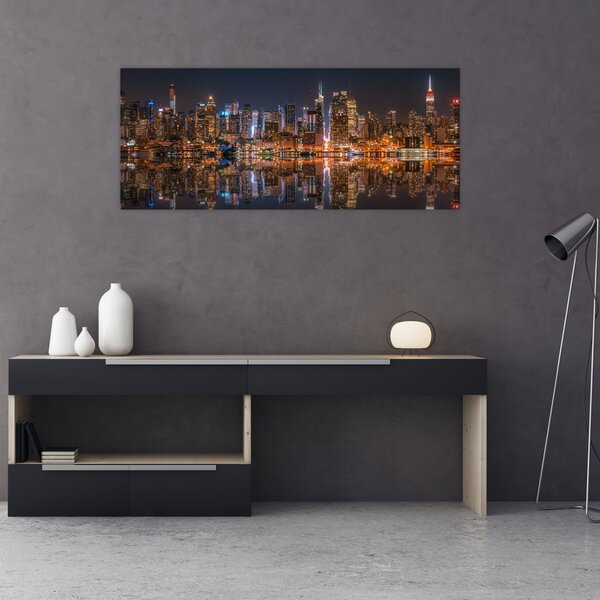 Kép - Felhőkarcolók (120x50 cm)