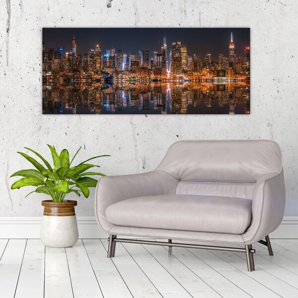 Kép - Felhőkarcolók (120x50 cm)