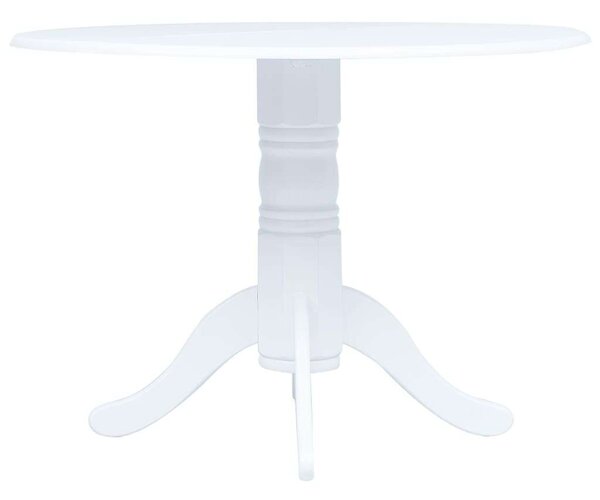 VidaXL Kerek Étkezőasztal - Fehér - 106cm