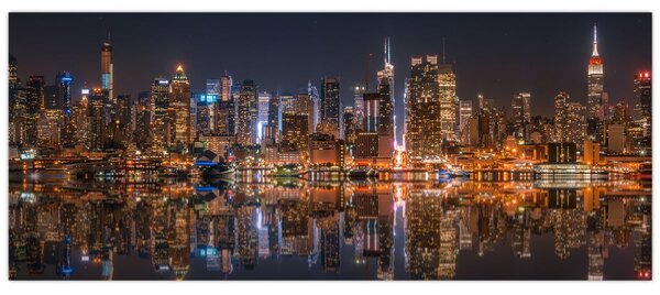 Kép - Felhőkarcolók (120x50 cm)