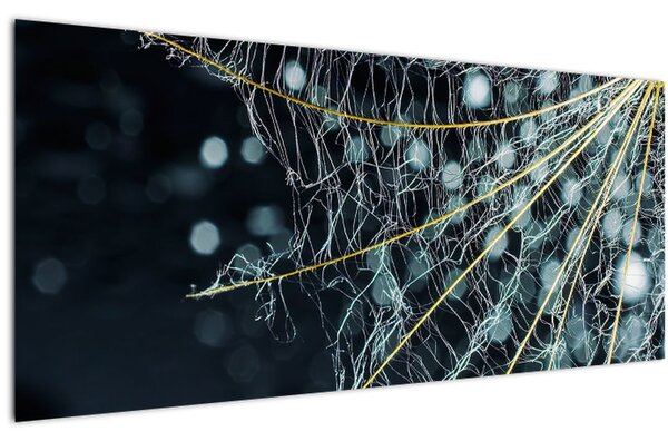 Kép - Virág pókhálóval (120x50 cm)