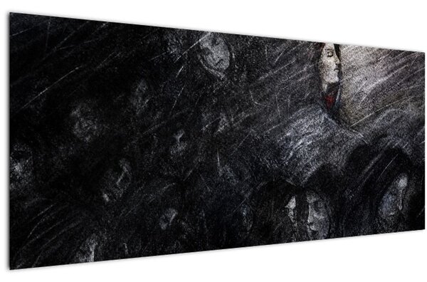 Kép - Szomorúság és lemondás (120x50 cm)
