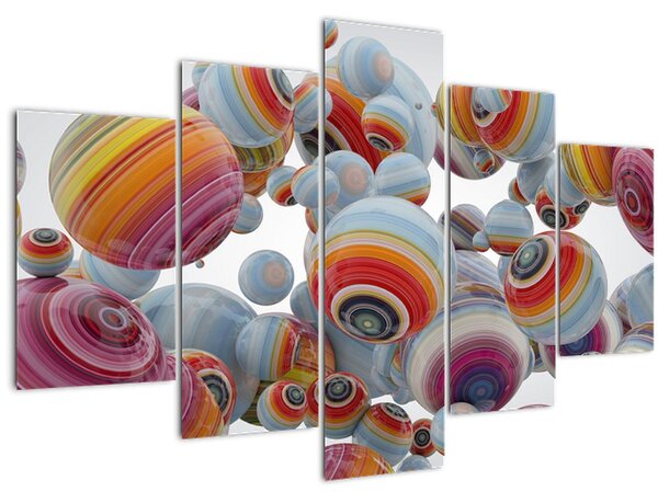 Festett gömbök képe (150x105 cm)