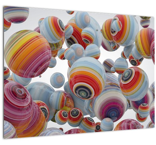 Festett gömbök képe (70x50 cm)