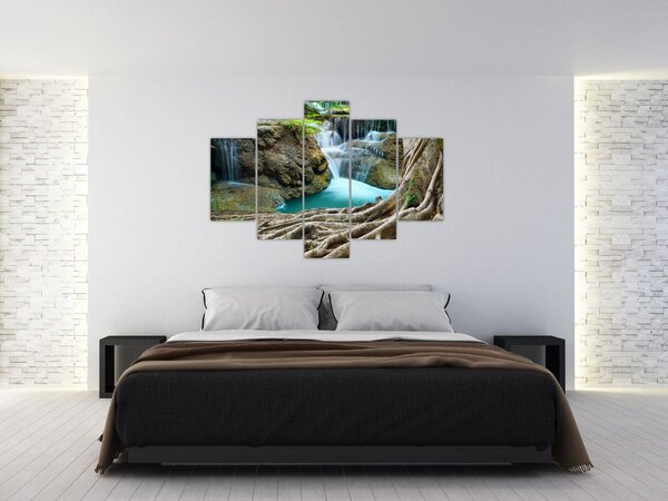 Kép - Folyó vízesésekkel (150x105 cm)