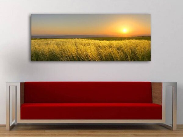 70x40 cm - Nyugodt napkelte vászonkép